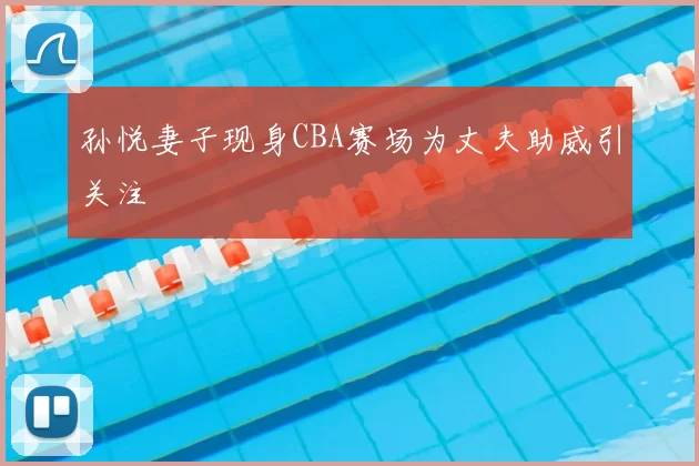孙悦妻子现身CBA赛场为丈夫助威引关注
